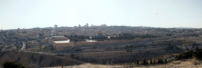 JERUSALEM CON SU MURO, DOMO, CALVARIO