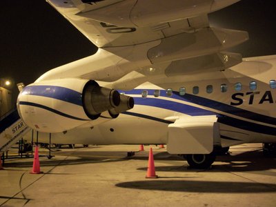 El BAE 146 que utilzaremos para viajar a Cuzco