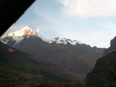 Viajando en tren para Machu Picchu