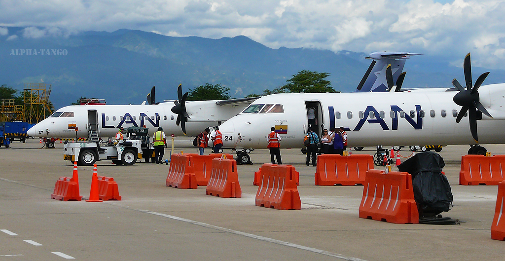 HK-4727 HK-4724 - Bombardier Dash 8-Q400 / Lan Airlines operado pos Aires)