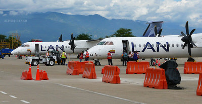 HK-4727 HK-4724 - Bombardier Dash 8-Q400 / Lan Airlines operado pos Aires)