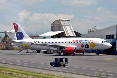 VivaColombia Airbus A320 HK-4861-X en SJO