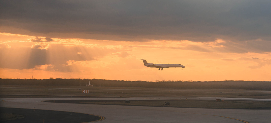 foto de cuando estaba despegando para bogota desde el aeropuerto dulles.