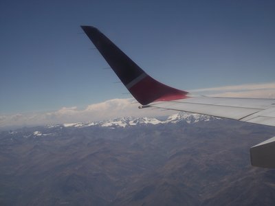 Sobrevolando los Andes Peruanos