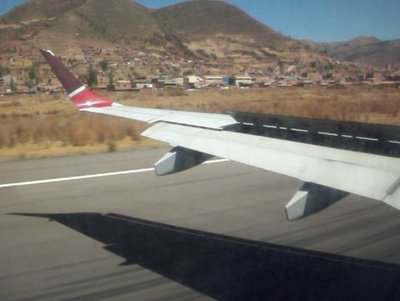 Aterrizando en el Aeropuerto de Cuzco