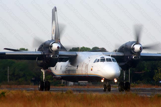 El HK-4427 carreteando por la calle de rodaje A. Foto: Javier Franco &quot;Topper&quot;&quot;