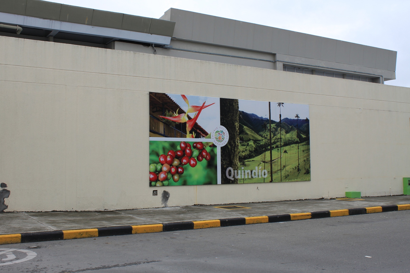 Vista exterior del aeropuerto El Eden De la cuidad de Armenia.