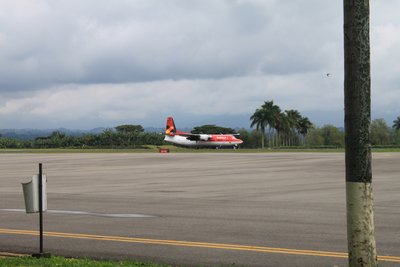 MI avión llegando desde Bogota.