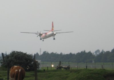 Aterrizando por la pista 31R Aeropuerto El Dorado SKBO