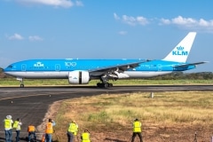 KLM Royal Dutch Airlines Boeing 777 PH-BQC Tocumen Open Day 2020