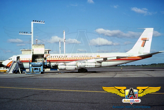 Boeing 707 de Tampa Cargo.