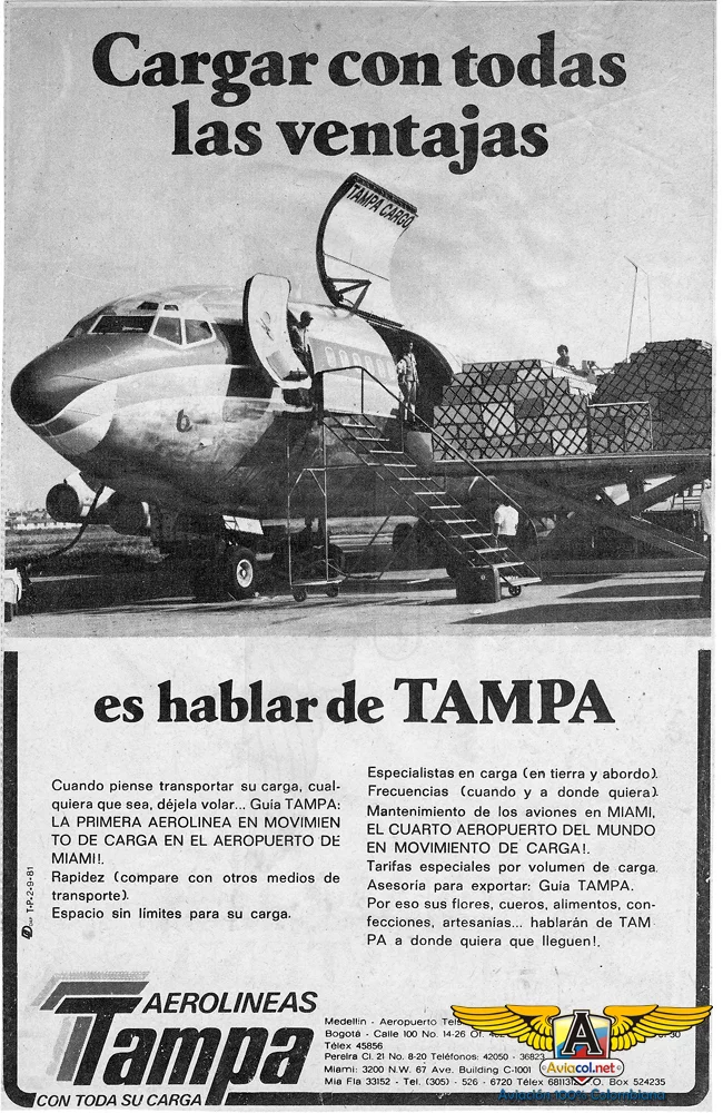 Publicidad Tampa Cargo