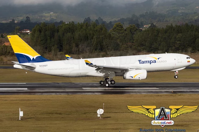 Llegada del primer A330-200F de TAMPA Cargo, 20 de Diciembre de 2012