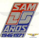 Logo SAM 25 años - Aviacol.net El Portal de la Aviación Colombiana