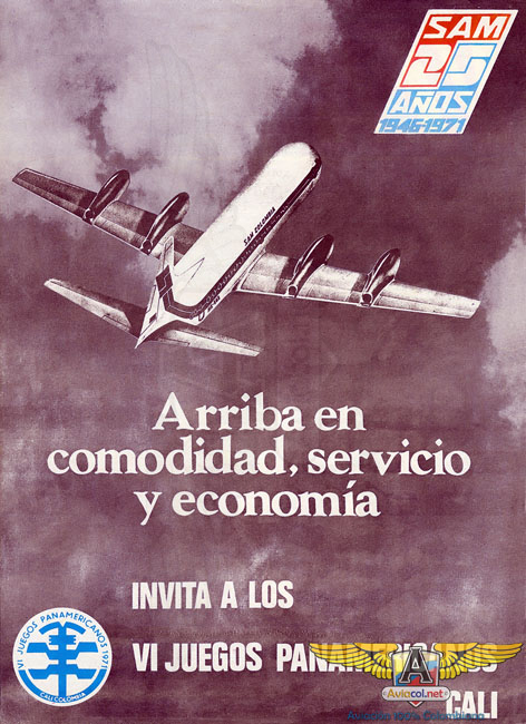 Publicidad SAM - Aviacol.net El Portal de la Aviación Colombiana
