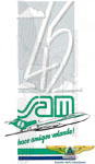 Logo SAM 45 años - Aviacol.net El Portal de la Aviación Colombiana