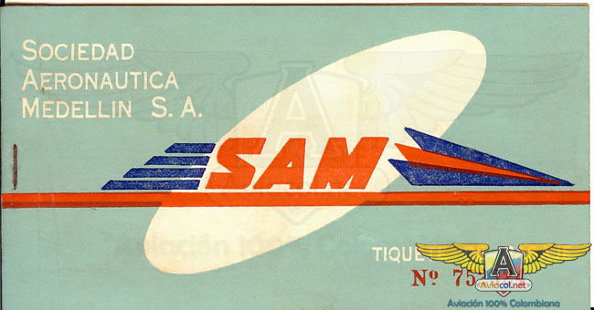 Tiquete SAM - Aviacol.net El Portal de la Aviación Colombiana