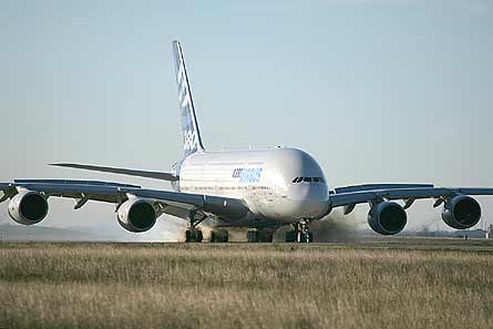 Airbus A380 Break Test - Aviacol.net - © Airbus / S. Ognier
