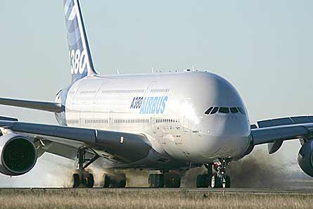 Airbus A380 Break Test - Aviacol.net - © Airbus / S. Ognier
