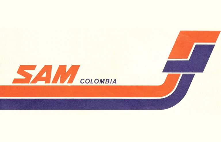 Logo de SAM (Sociedad Aeronáutica de Medellín).