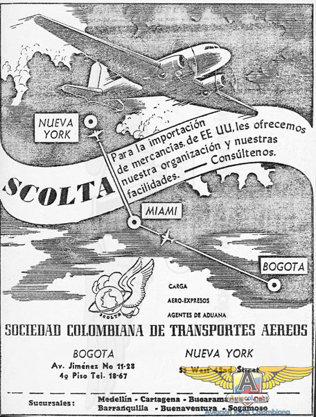 Publicidad SCOLTA - Aviacol.net El Portal de la Aviación Colombiana