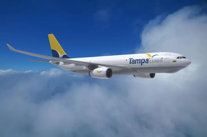 Render del Airbus A330-200F de Tampa Cargo
