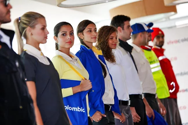 Uniformes seleccionados VivaColombia
