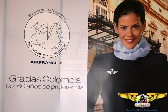 Air France celebró sus 60 años en Colombia | Aviacol.net El Portal de la Aviación Colombiana