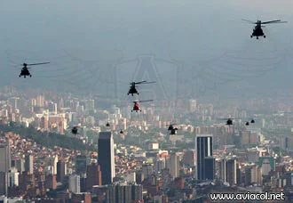 Desfile aéreo de la Aviación del Ejército sobre Medellín | Aviacol.net El Portal de la Aviación Colombiana