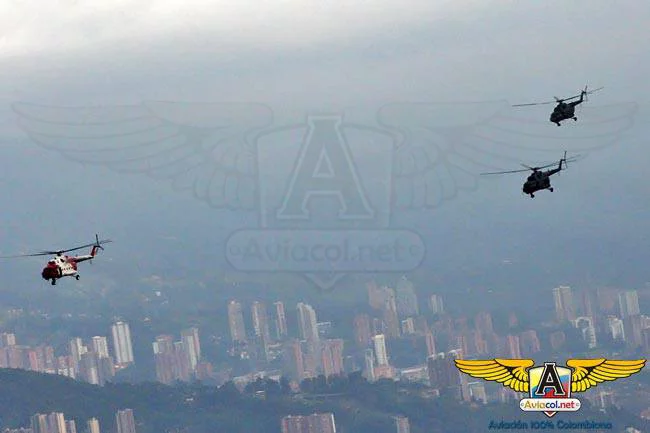 Desfile aéreo de la Aviación del Ejército sobre Medellín | Aviacol.net El Portal de la Aviación Colombiana