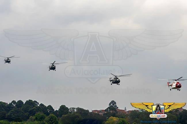 Desfile aéreo de la Aviación del Ejército sobre Medellín | Aviacol.net El Portal de la Aviación Colombiana