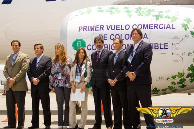 LAN Colombia realizó el primer vuelo comercial con biocombustible en Colombia | Aviacol.net El Portal de la Aviación Colombiana