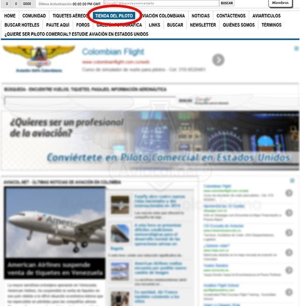 Cómo comprar en nuestra Tienda del Piloto | Aviacol.net El Portal de la Aviación Colombiana