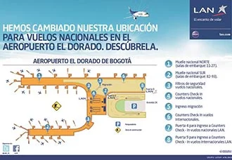 Cambios de LAN en El Dorado LAN implementa plan de comunicación a pasajeros por cambios en El Dorado | Aviacol.net El Portal de la Aviación Colombiana