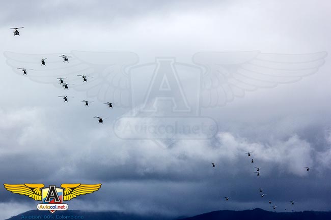 Revista aérea del 20 de julio de 2014 sobre Bogotá | El Portal de la Aviación en Colombia