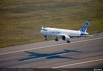 El primer A320neo completa con éxito su primer vuelo | Aviacol.net El Portal de la Aviación en Colombia y el Mundo