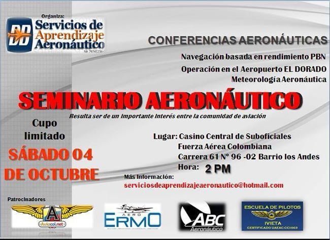 Seminario Aeronáutico en Bogotá | Aviacol.net El Portal de la Aviación en Colombia y el Mundo