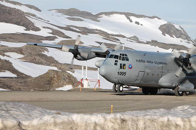 Primera aeronave colombiana en llegar a la Antártida | Aviacol.net El Portal de la Aviación en Colombia y el Mundo