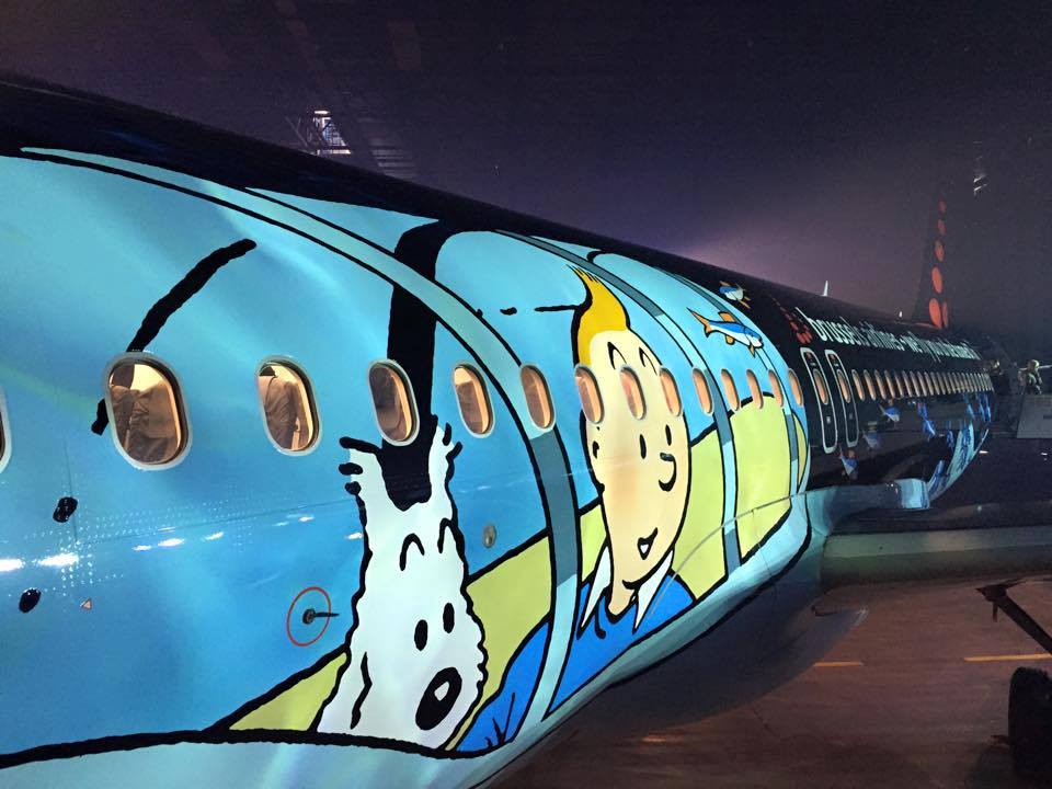 Brussels Airlines presenta avión inspirado en las aventuras de Tintín | Aviacol.net El Portal de la Aviación
