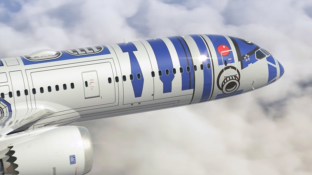 All Nippon Airways presenta su avión inspirado en R2D2 de Star Wars | Aviacol.net El Portal de la Aviación