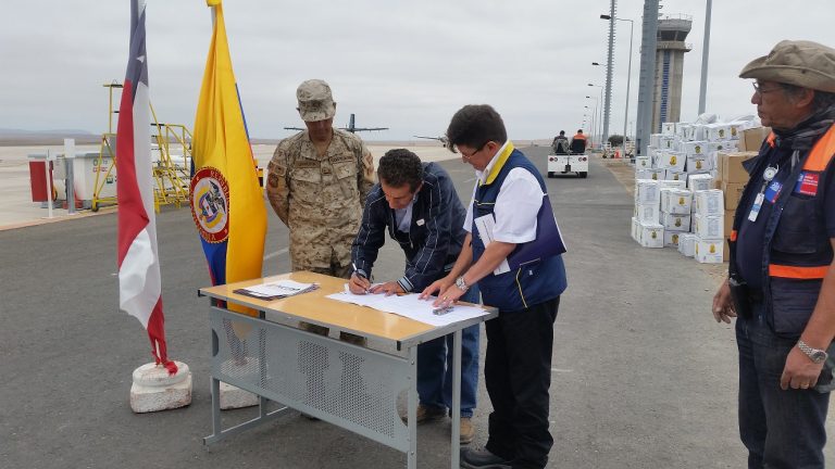 Apoyo humanitario de la FAC también llegó a unos 500 colombianos residenciados en Chile | Aviacol.net El Portal de la Aviación