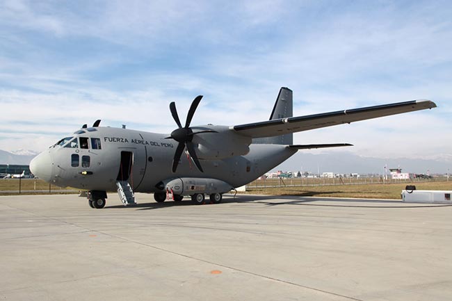 Fuerza Aérea Peruana recibe primer C-27J Spartan
