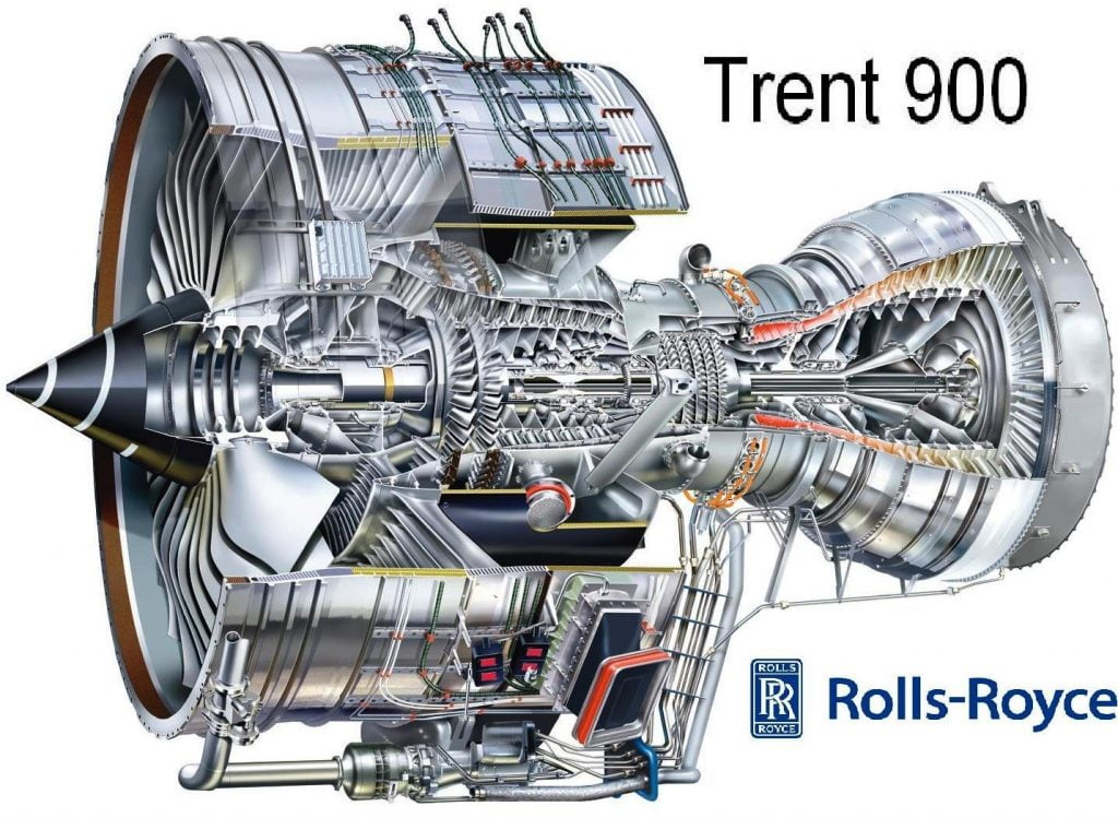 50 Airbus A380 de Emirates tendrán motores Trent 900 de RollsRoyce volavi