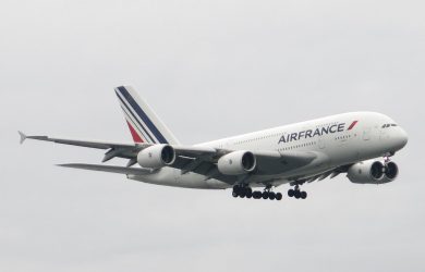 Air France Airbus A380-861 F-HPJG approaching JFK