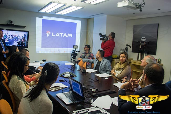 Presentación de imagen LATAM en Colombia