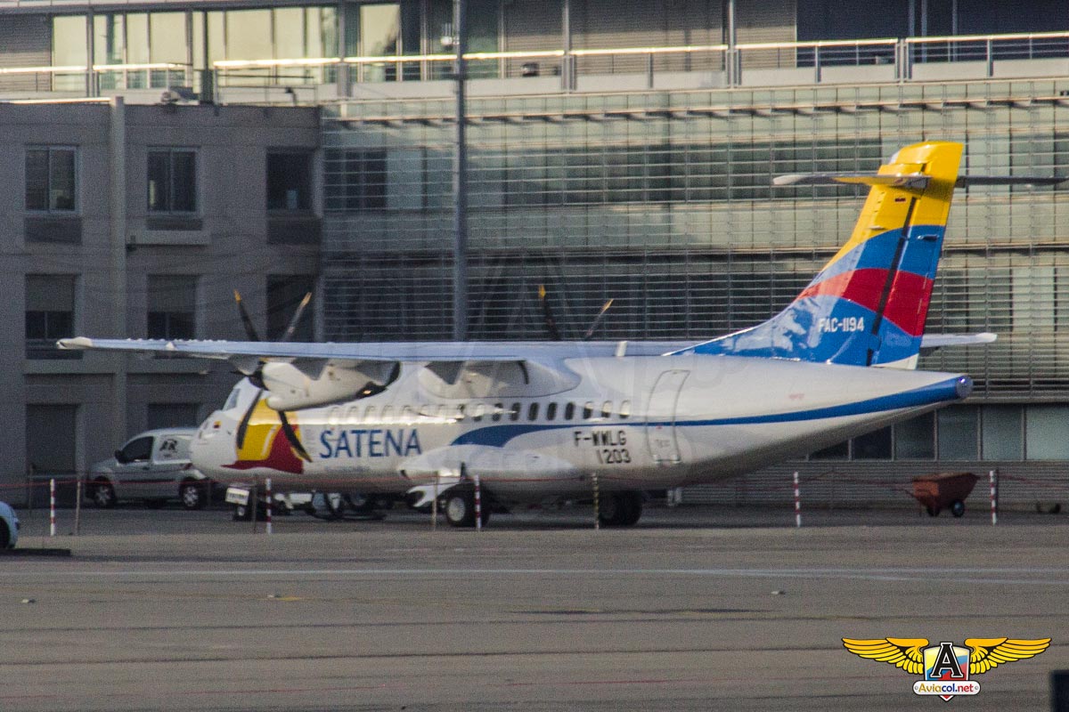 Nuevos ATR-42-600 de Satena en Toulouse