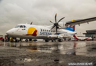 A bordo de los nuevos ATR-42-600 de Satena - Aviacol.net El Portal de la Aviación