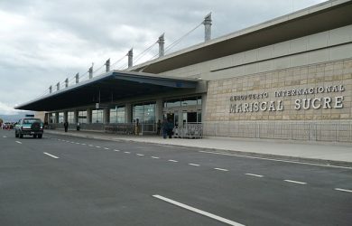Vista exterior del Nuevo Aeropuerto de Quito