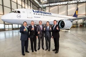 Entregado el primer A320 NEO a Lufthansa.