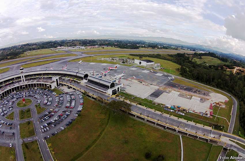 Este es el aeropuerto José María Córdova de Rionegro